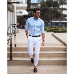 Simple office attire for men